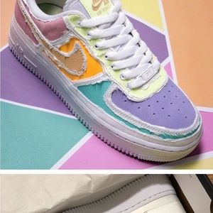Nike Air Force One Pastel Reveal, size 9, women’s